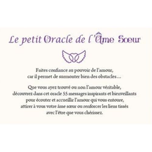 Le petit oracle de l'âme soeur