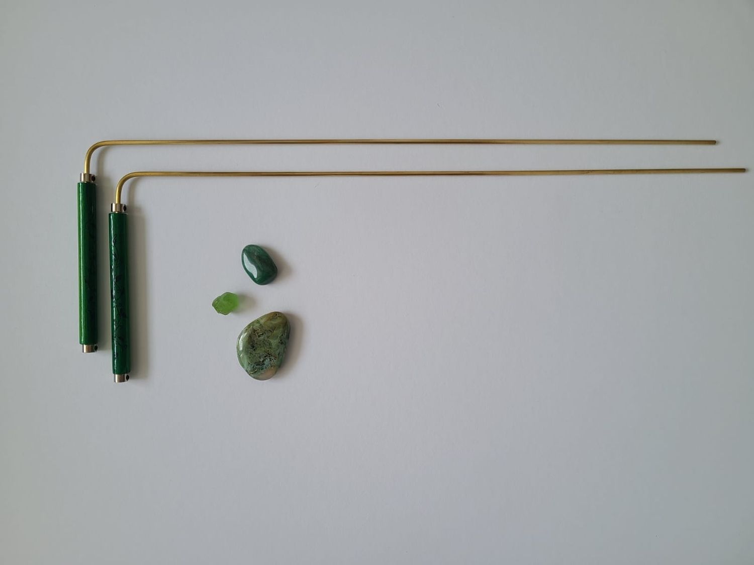 Baguettes de sourcier "Nature - Cœur et persévérance"