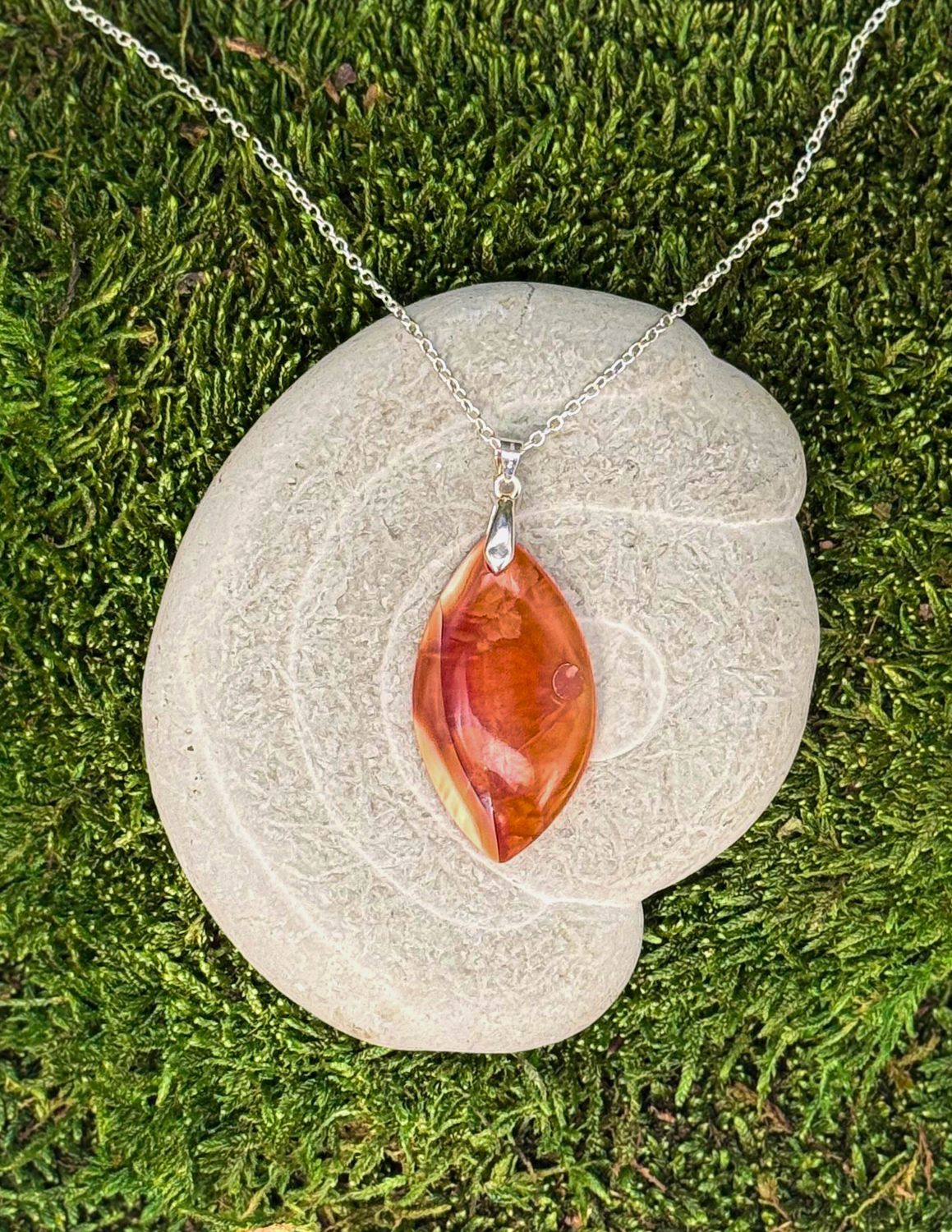 Pendentif en Cornaline