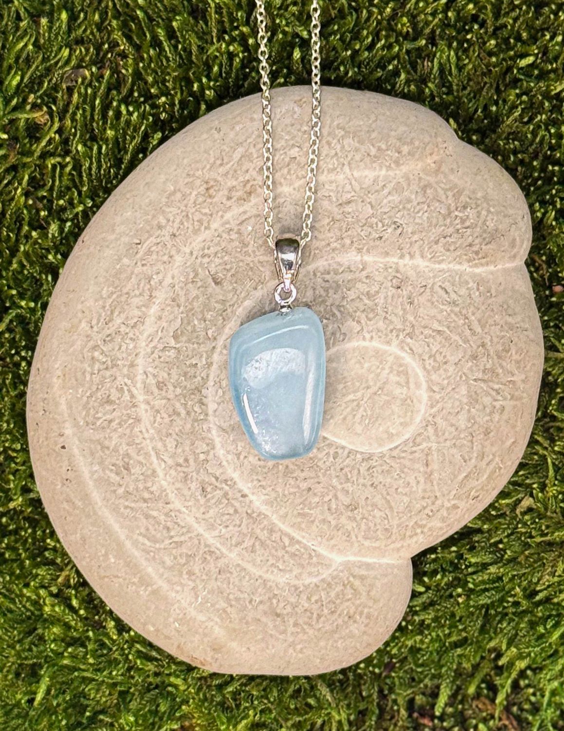Pendentif en Aigue-marine