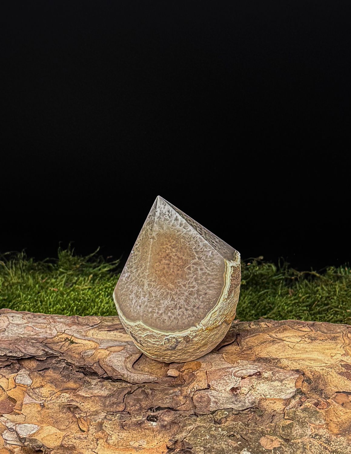 Pointe en Agate semi-brute