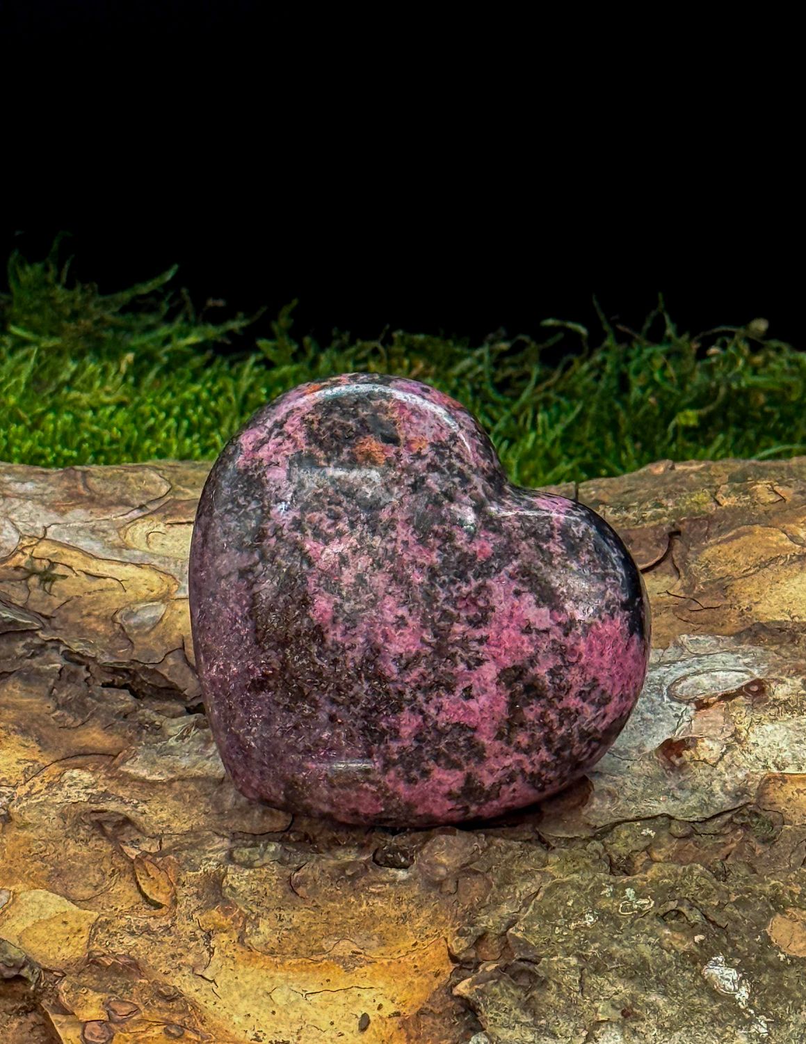 Coeur en Rhodonite