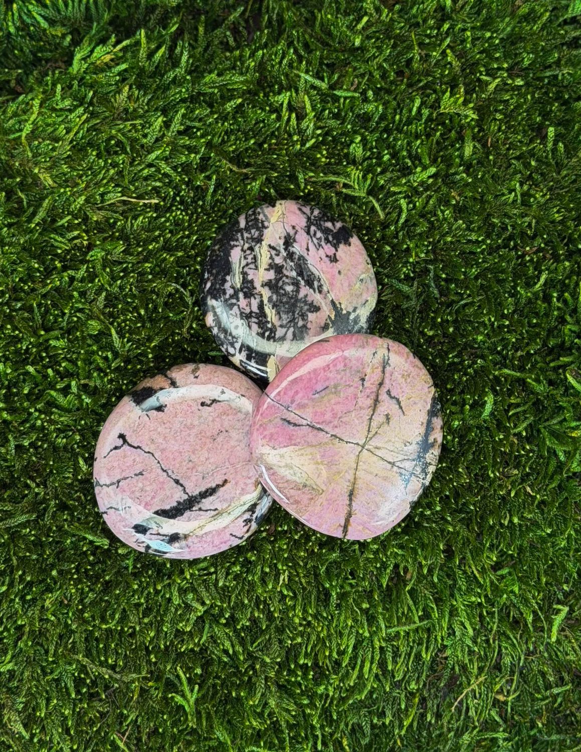 Rhodonite plate