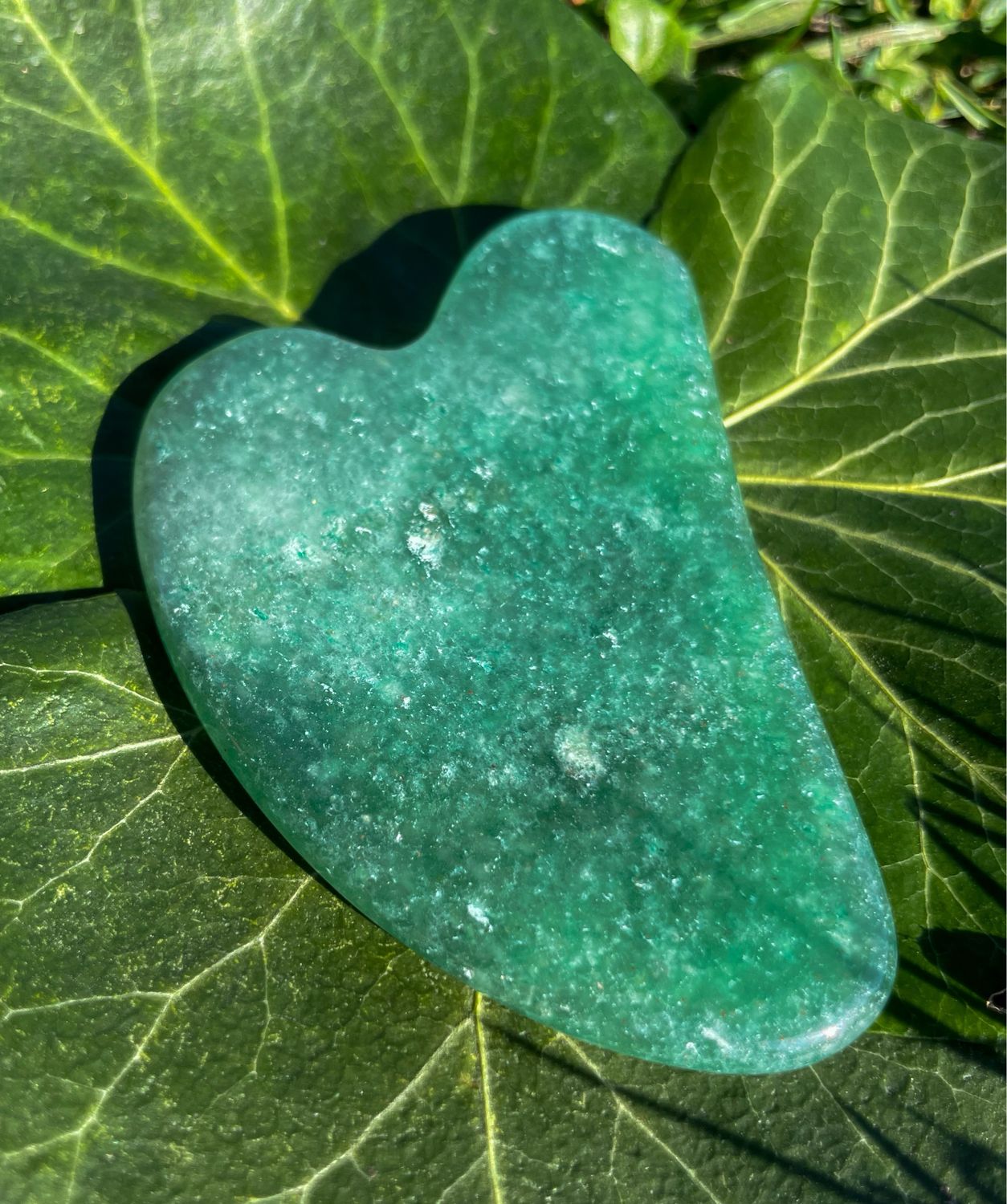 Gua Sha en Aventurine verte
