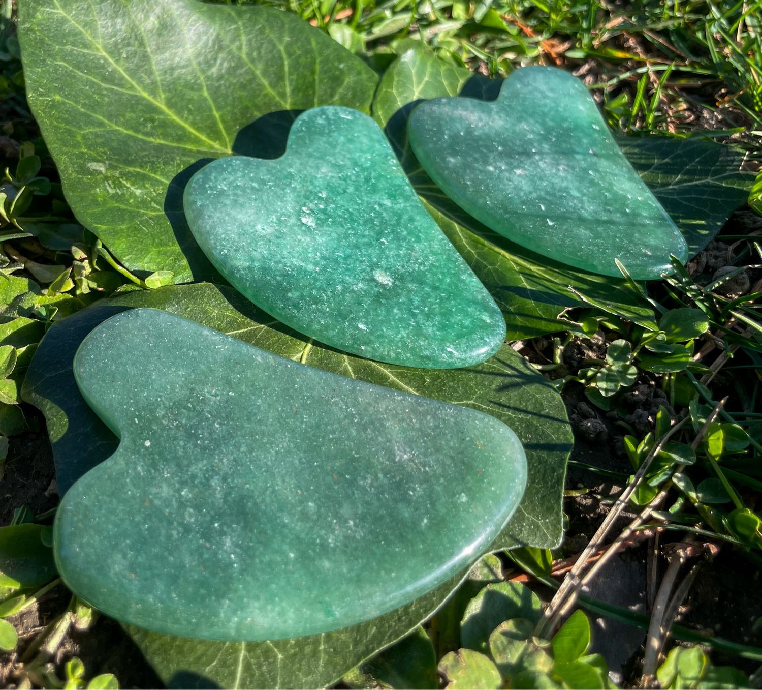Gua Sha en Aventurine verte