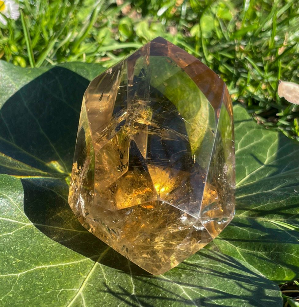 Double pointe en Citrine