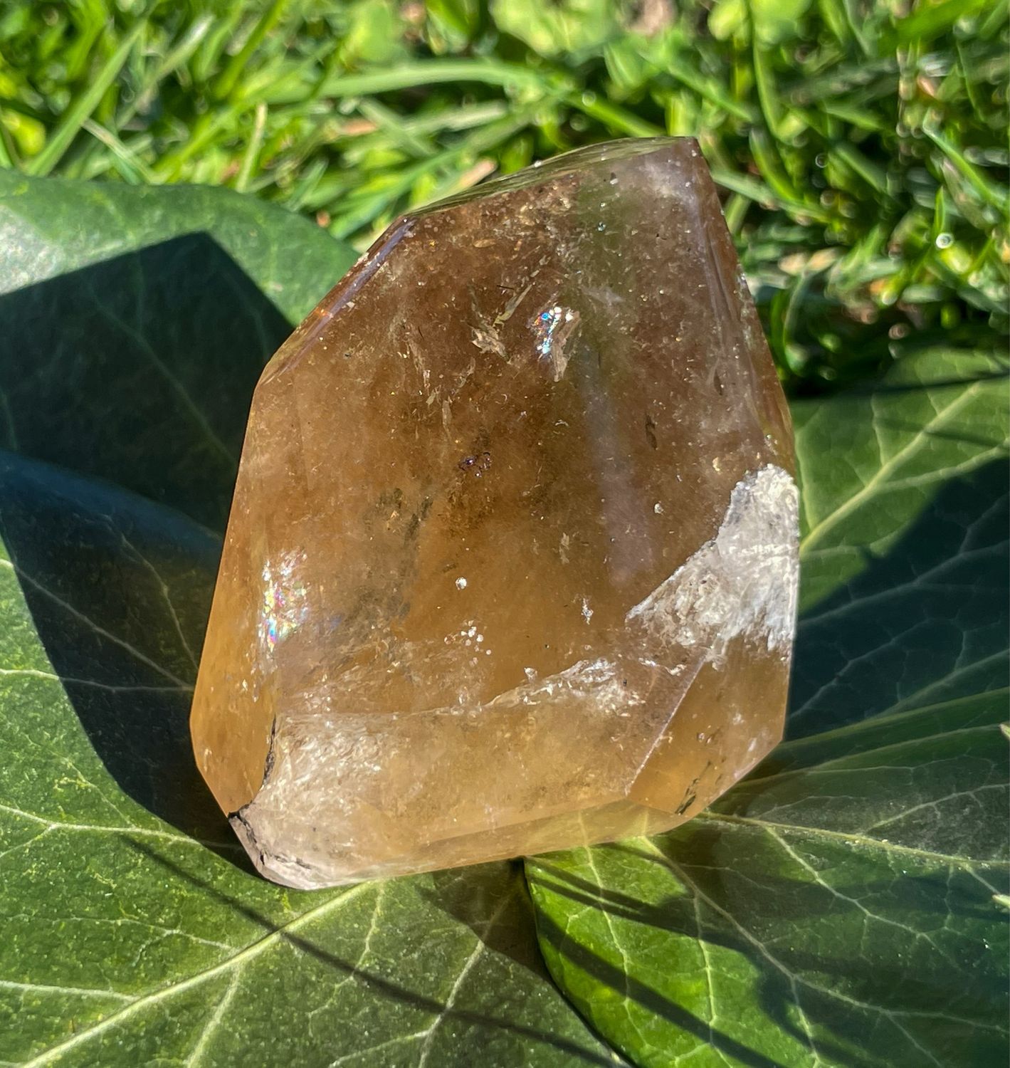 Pointe / Bloc en Citrine