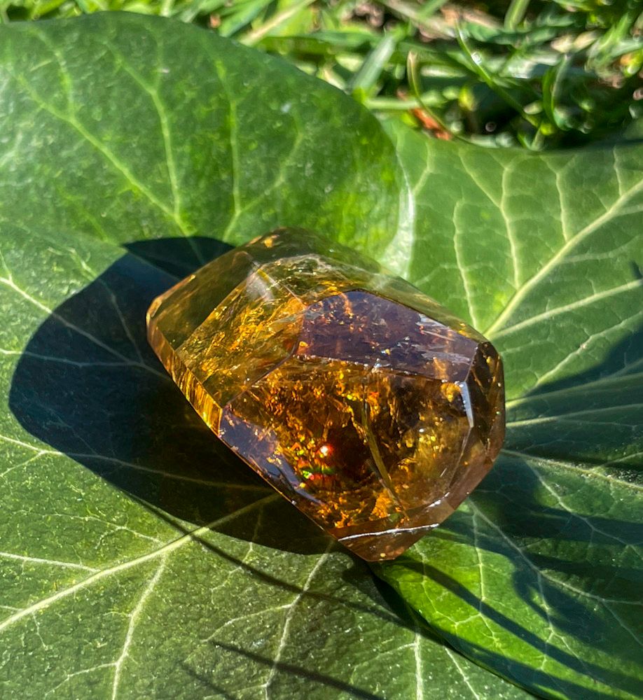 Pointe /Bloc en Citrine