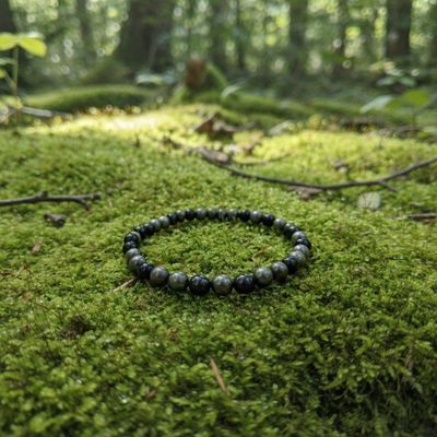 Bracelet "Réussite et Confiance" | Obsidienne dorée &amp; Pyrite