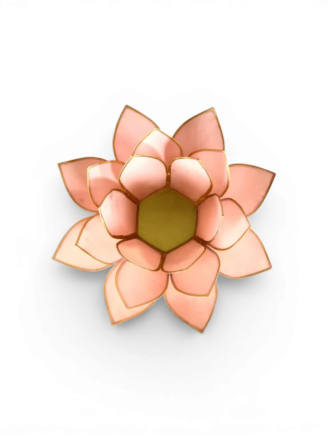 Bougeoir lotus rose pale Bougeoir lotus rose pale