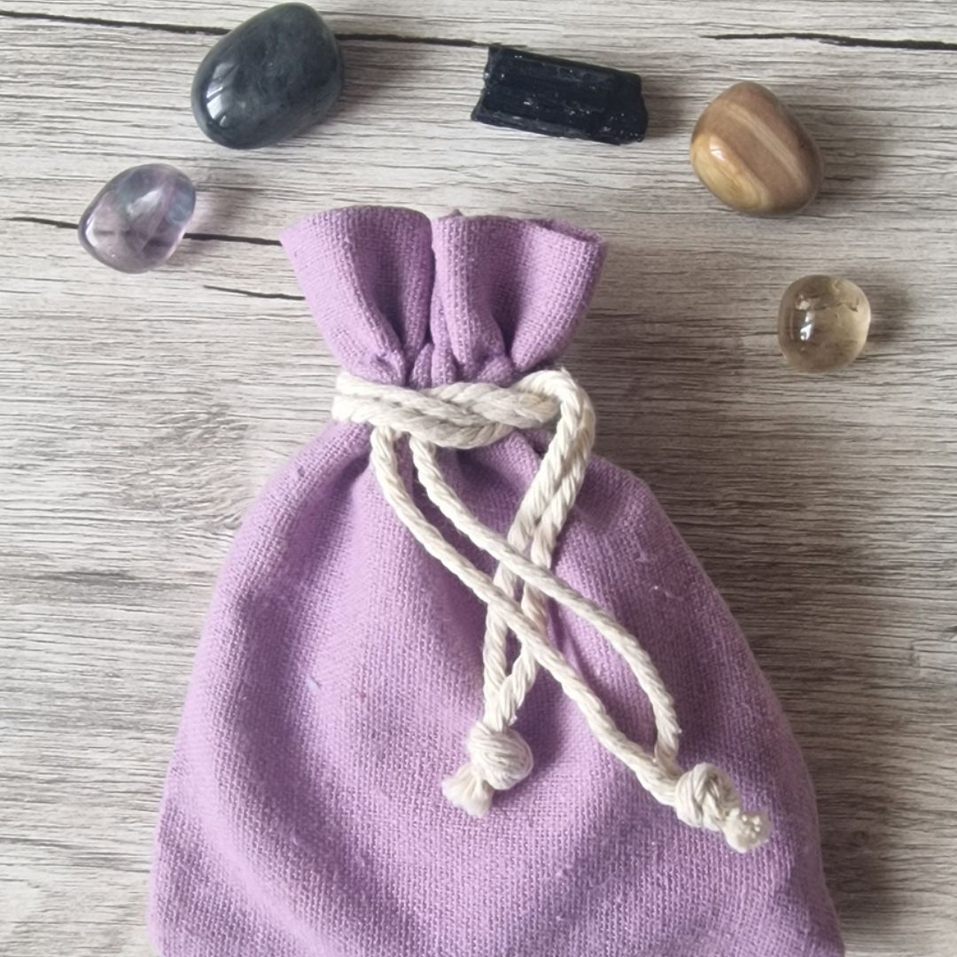 Pochon Haute Sensibilité – Kit de soutien énergétique Pochon Haute Sensibilité – Kit de soutien énergétique