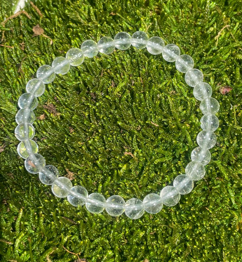 Bracelet en Cristal de roche Suisse 6 et 8 mm