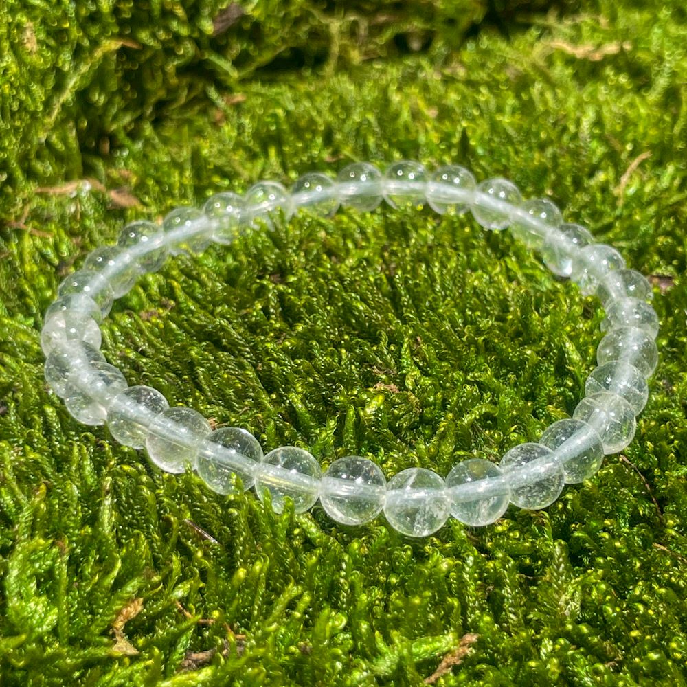 Bracelet en Cristal de roche Suisse 6 et 8 mm