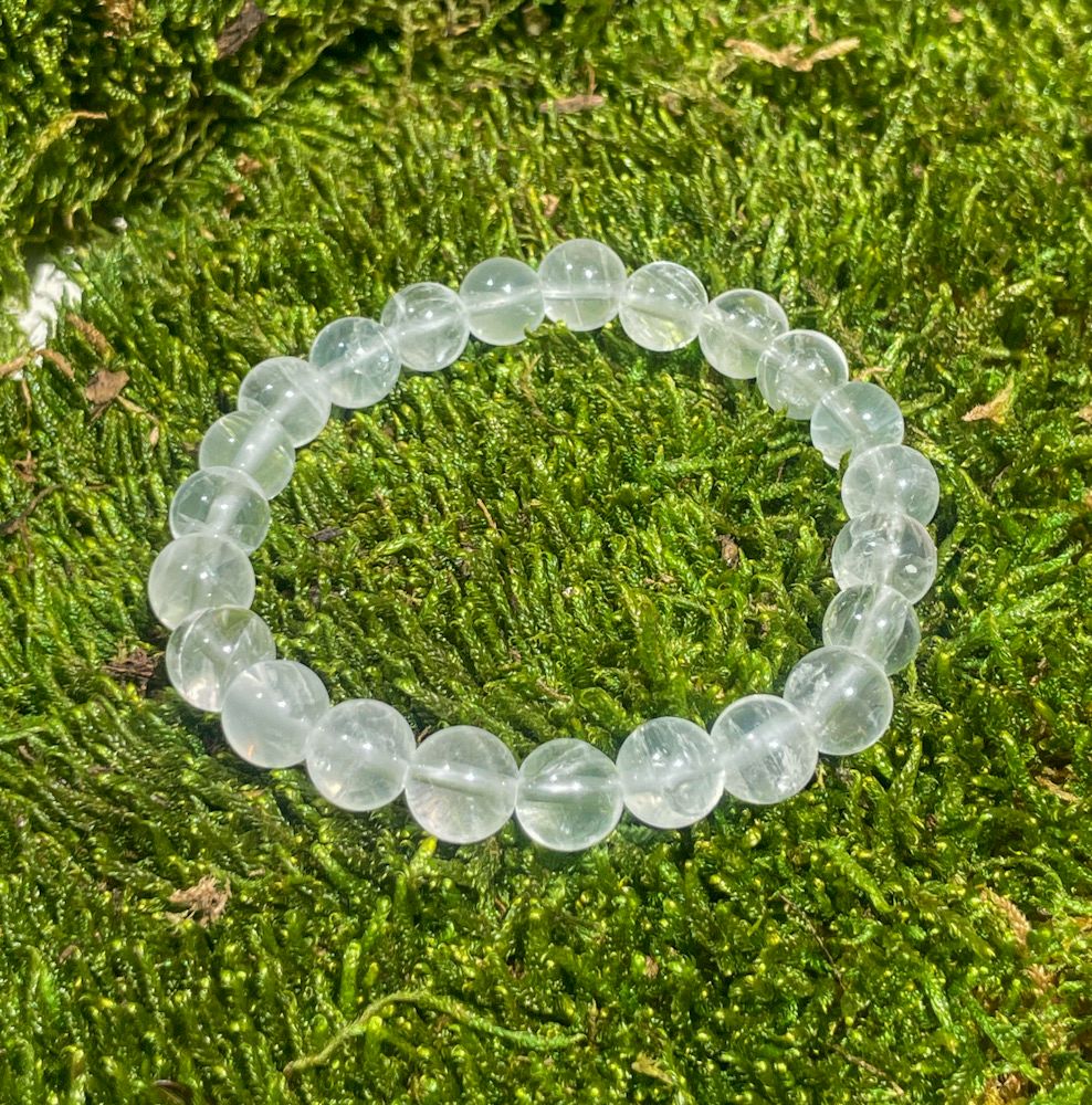 Bracelet en Cristal de roche Suisse 8mm