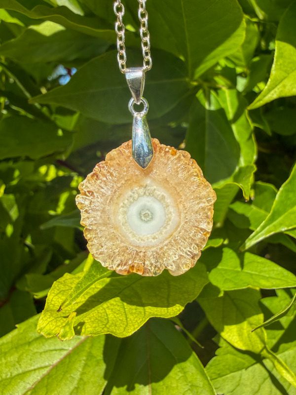Pendentif en Quartz solaire