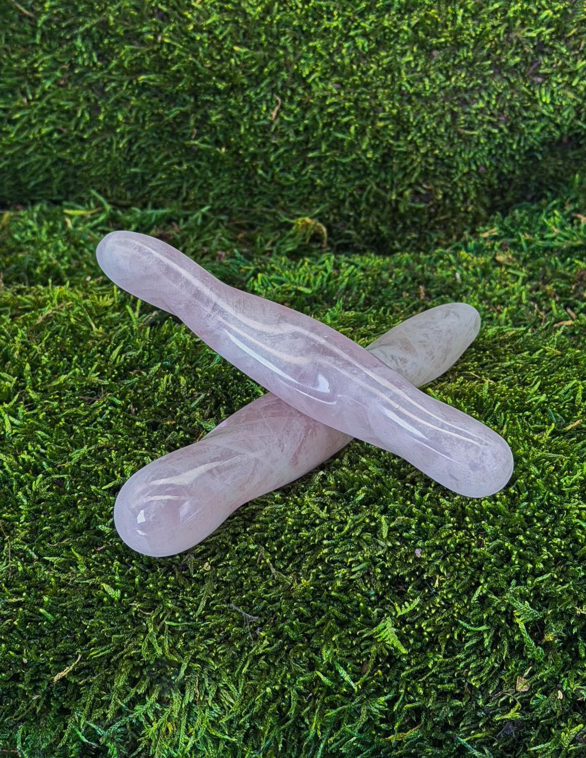 Bâton de massage en Quartz rose