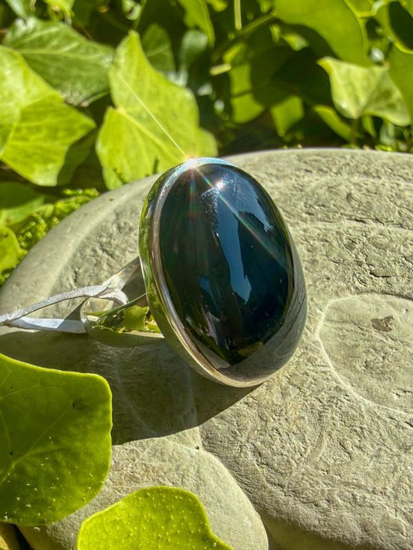 Bague en Onyx noir