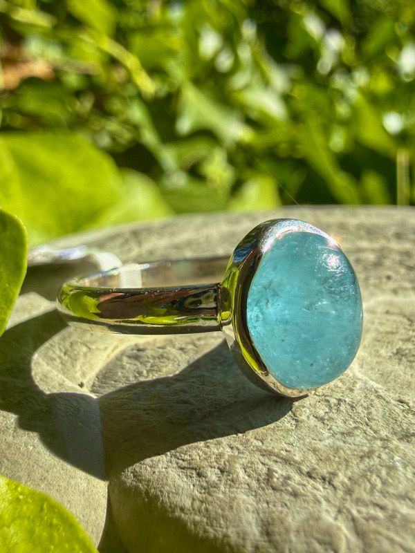 Bague en Aigue-marine