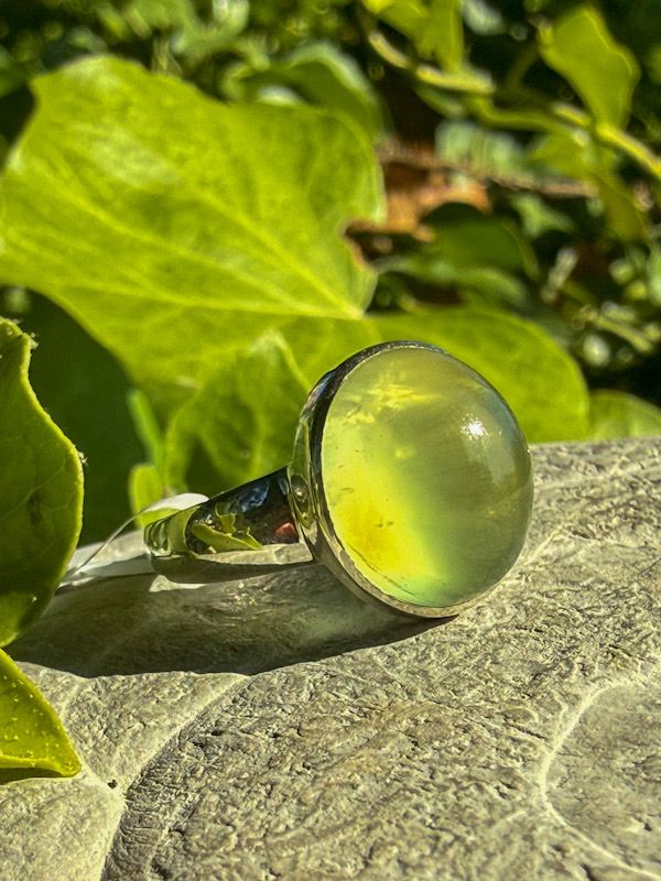Bague en Préhnite