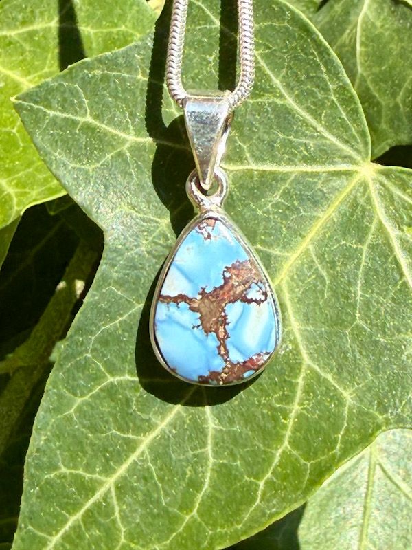 Pendentif en Turquoise Golden Heal