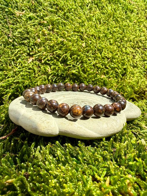 Bracelet en Bronzite 6 mm