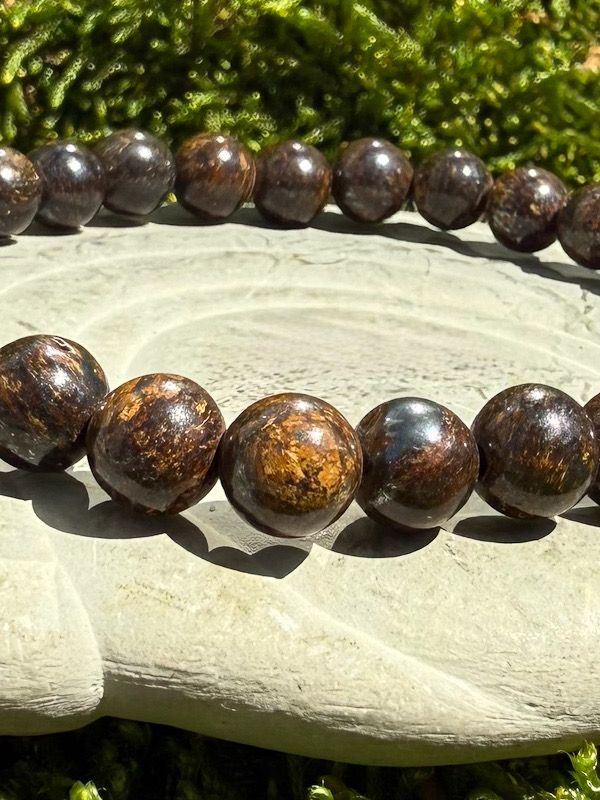 Bracelet en Bronzite 6 mm