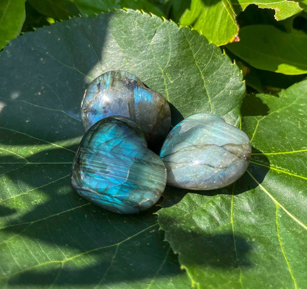 Coeur en Labradorite | petit