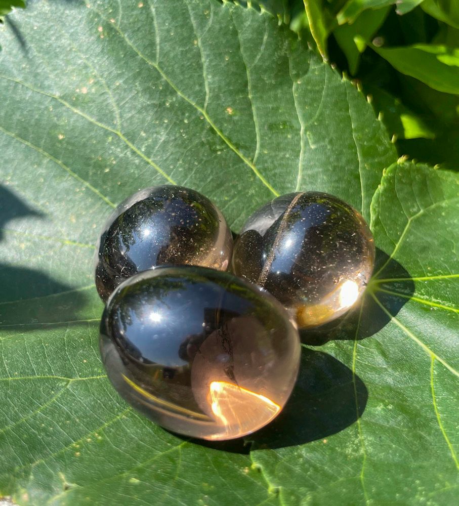 Quartz fumé roulée