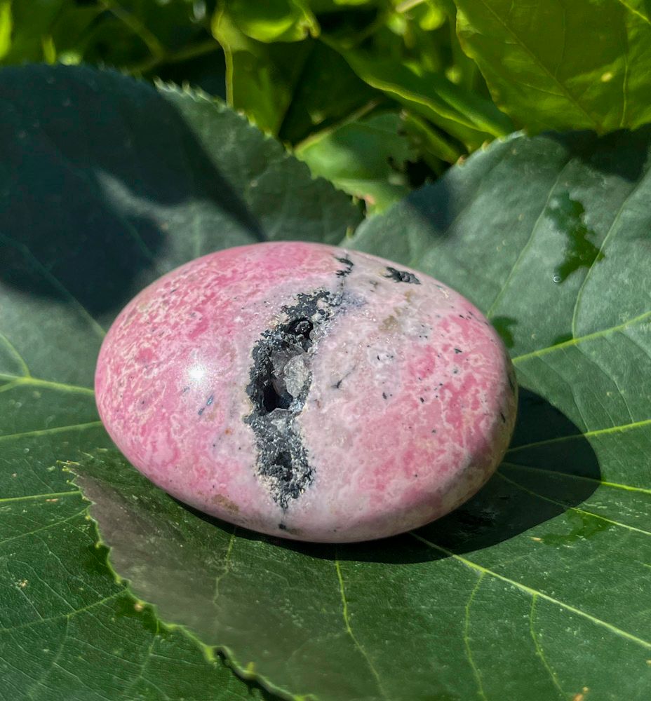 Galet en Opale rose