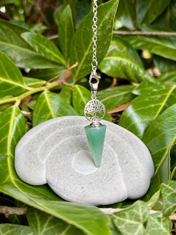 Pendule en Aventurine verte | Arbre de vie