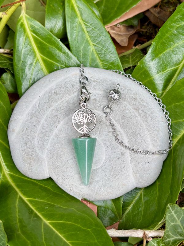 Pendule en Aventurine verte | Arbre de vie