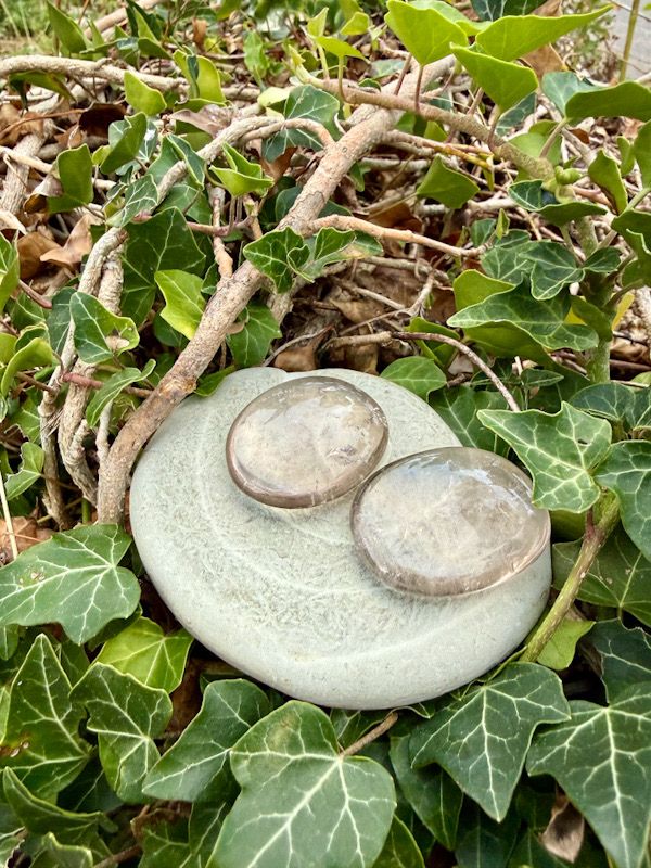 Quartz fumé plat