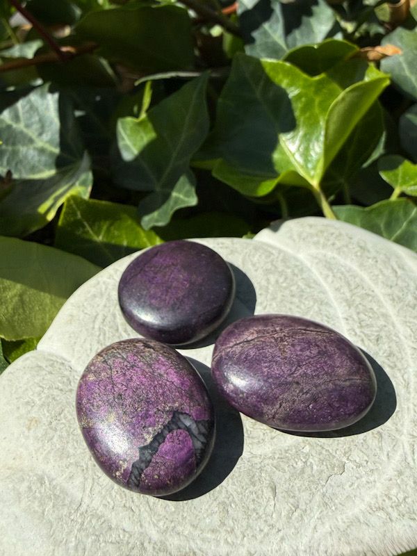 Purpurite plate