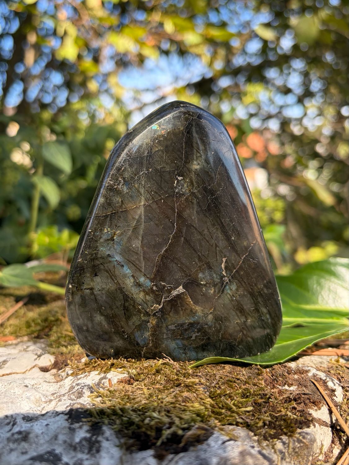 Menhir en Labradorite