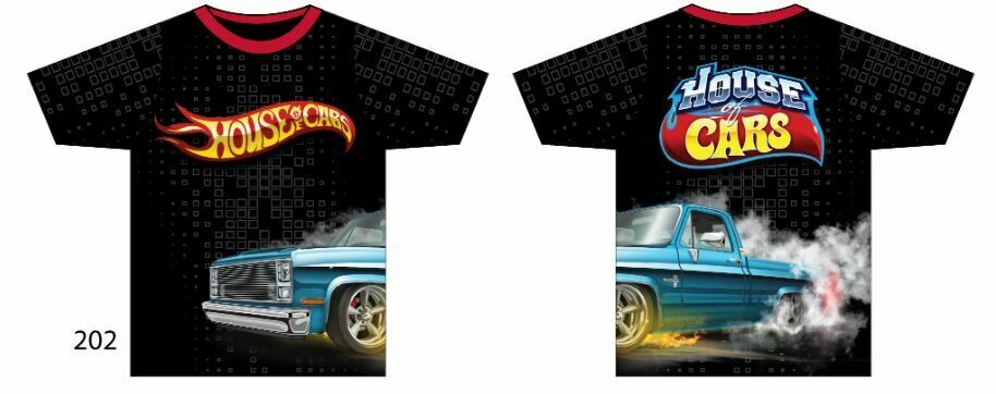 Squarebody House of Cars Short Sleeve Burnin Rubber #2 Edition Size XL Squarebody House of Cars Short Sleeve Burnin Rubber #2 Edition Size XL