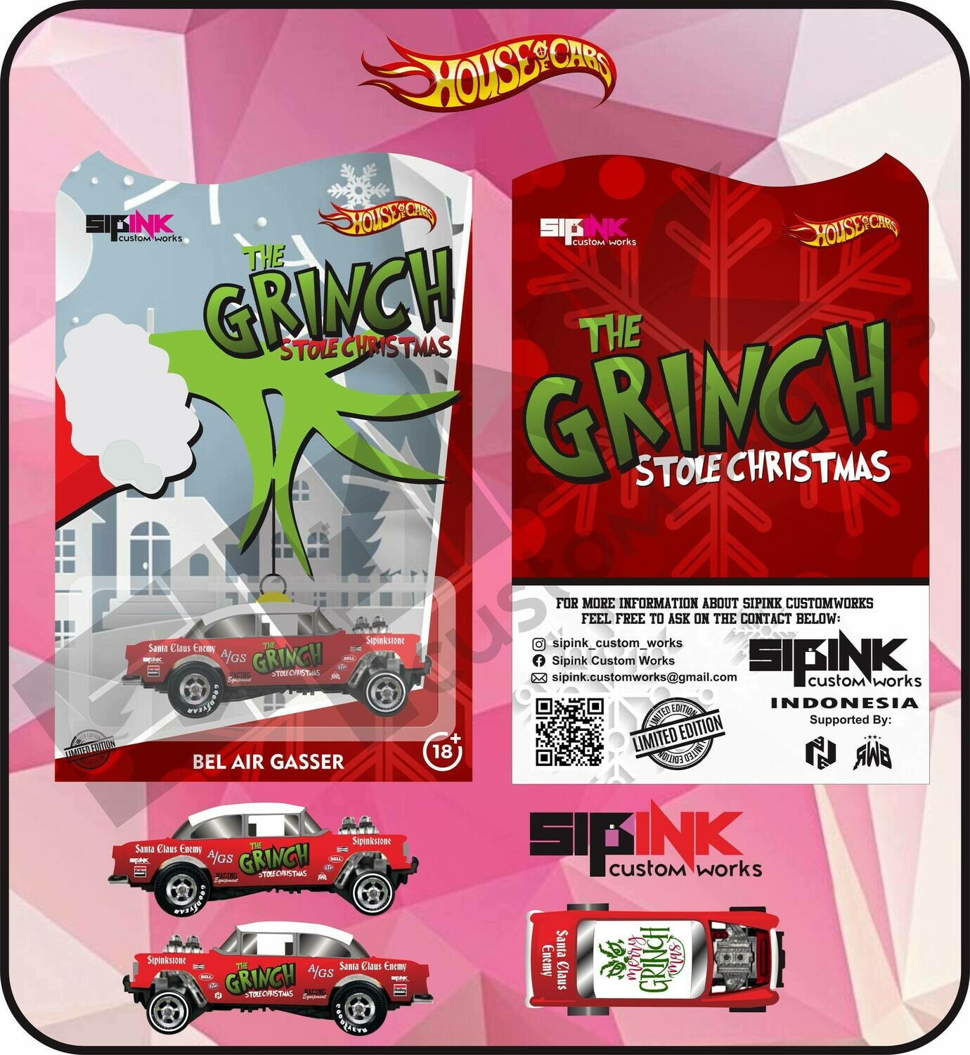 SIPink Grinch Christmas Edition 55 Gasser SIPink Grinch Christmas Edition 55 Gasser