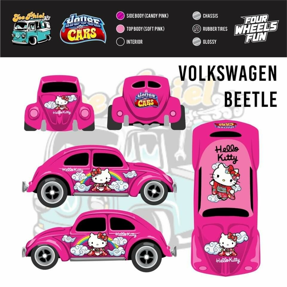 Monthly Series February Hello Kitty VW BUG 1 of 20 Monthly Series February Hello Kitty VW BUG 1 of 20
