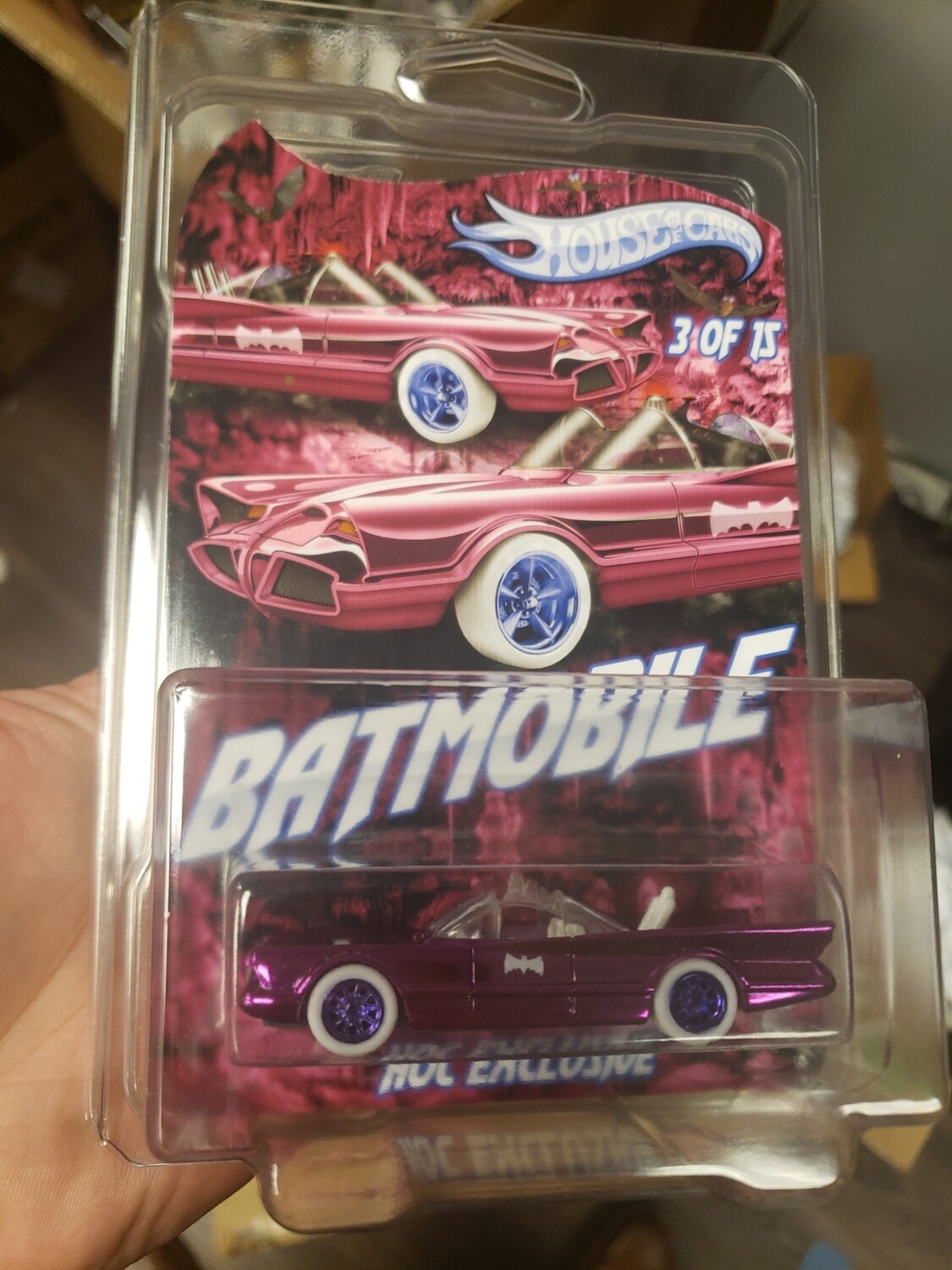 Happy New Year Batmobile 1 of 15 Spectraflame Pink Happy New Year Batmobile 1 of 15 Spectraflame Pink