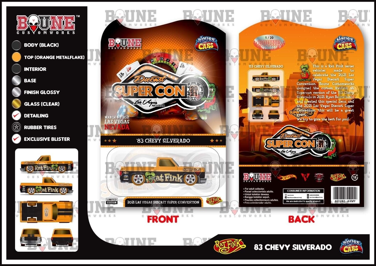 Rat Fink '83 Silverado Convention Vegas Exclusive Rat Fink '83 Silverado Convention Vegas Exclusive