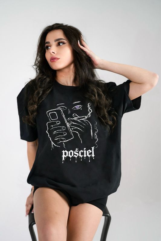 Koszulka Oversize “Pościel” Purple Eye – Limitowany Drop