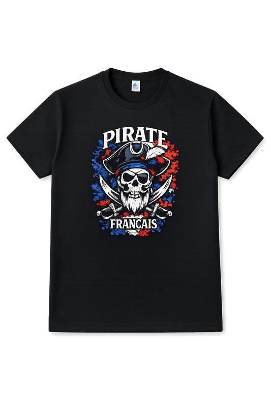 T SHIRT PIRATE FRANCAIS