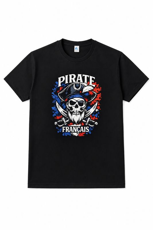 T SHIRT PIRATE FRANCAIS