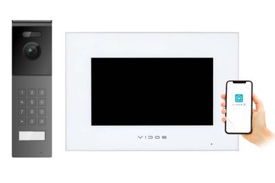 M10W-X + S12D - Wideodomofon jednorodzinny WiFi, aplikacja - Vidos X