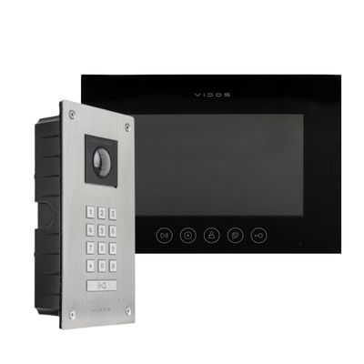Wideodomofon podtynkowy Vidos z szyfratorem S14D i monitorem M11B-X