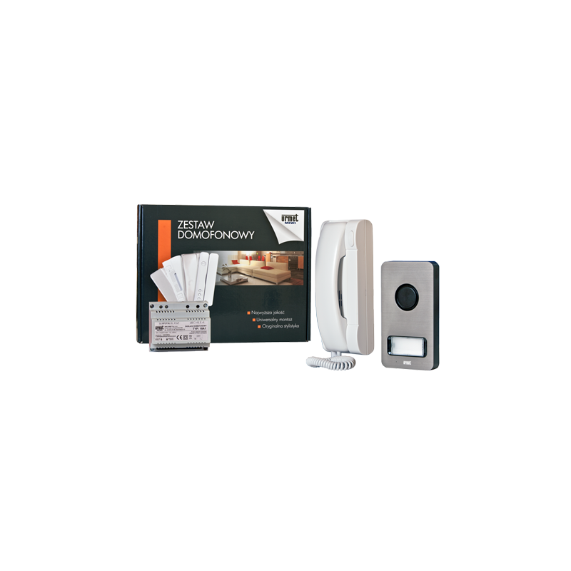 Zestaw domofonowy jednorodzinny z unifonem Scaitel i panelem Mikra