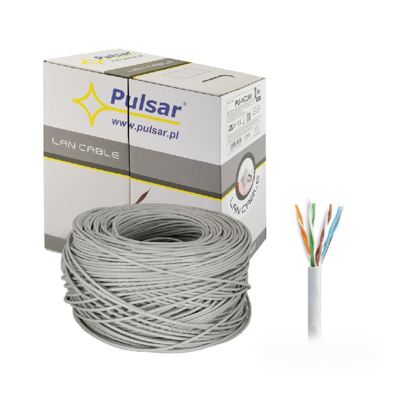PRZEWÓD UTP PULSAR kat.5e PU-NC200 WEWNĘTRZNY (KARTON 305 m)