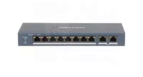 DS-3E0310P-E/M Switch 10-portowy (8xPoE) DS-3E0310P-E/M HIKVISION