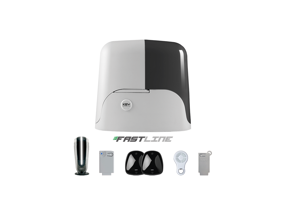 KEY Zestaw SUN do bram przesuwnych 24V do 500 kg z Night Light System Wersja FAST