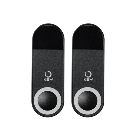 KEY FT42B fotokomórki zewnętrzne na wąskie słupki, regulacja 180°, zasilanie bateryjne