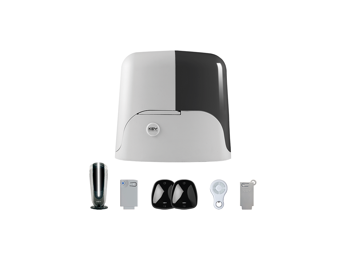KEY Zestaw SUN do bram przesuwnych 24V do 1100 kg z Night Light System